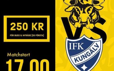 Supporterbuss till seriefinalen mot IFK Kungälv
