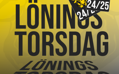 Löningstorsdag – Säkra din plats i Eriksson Arena!
