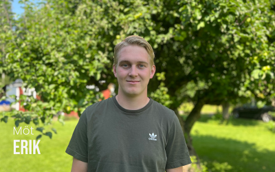 Vi säger hej och välkommen till Erik!