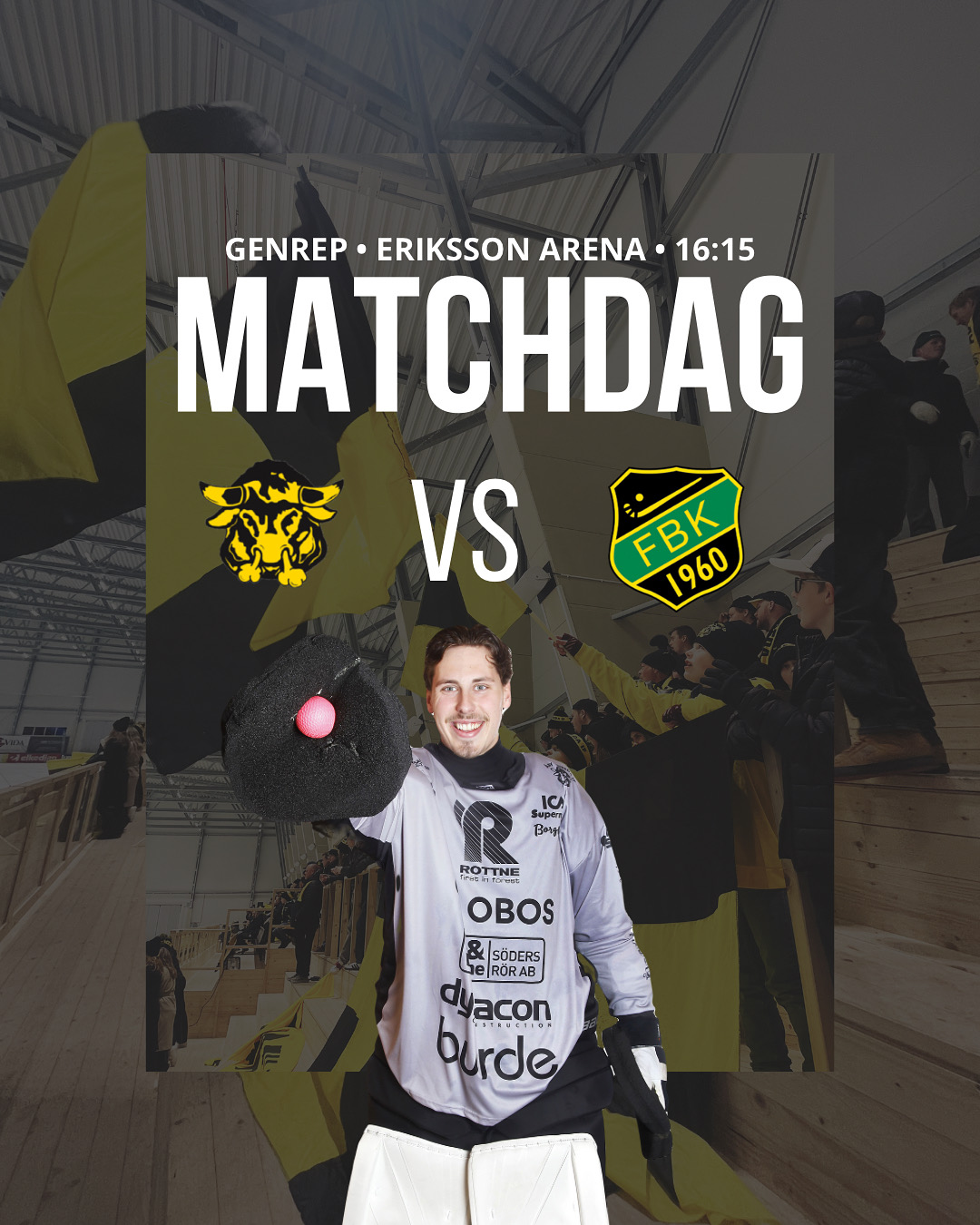 Genrepet imorgon mot Frillesås – avslag kl 16.15!!!