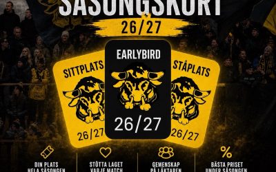🚨 EARLY BIRD – SÄSONGSKORT 2026/27 🚨